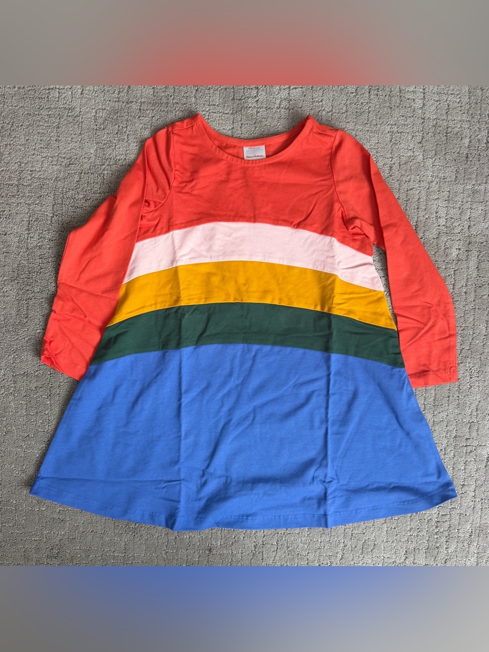 Hanna Andersson color block swing dress